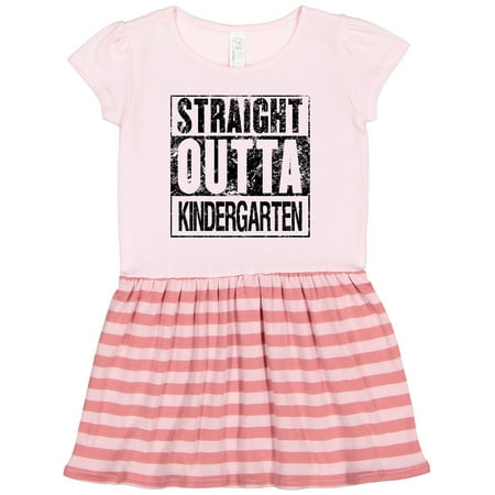 

Inktastic Straight Outta Kindergarten Gift Toddler Girl Dress