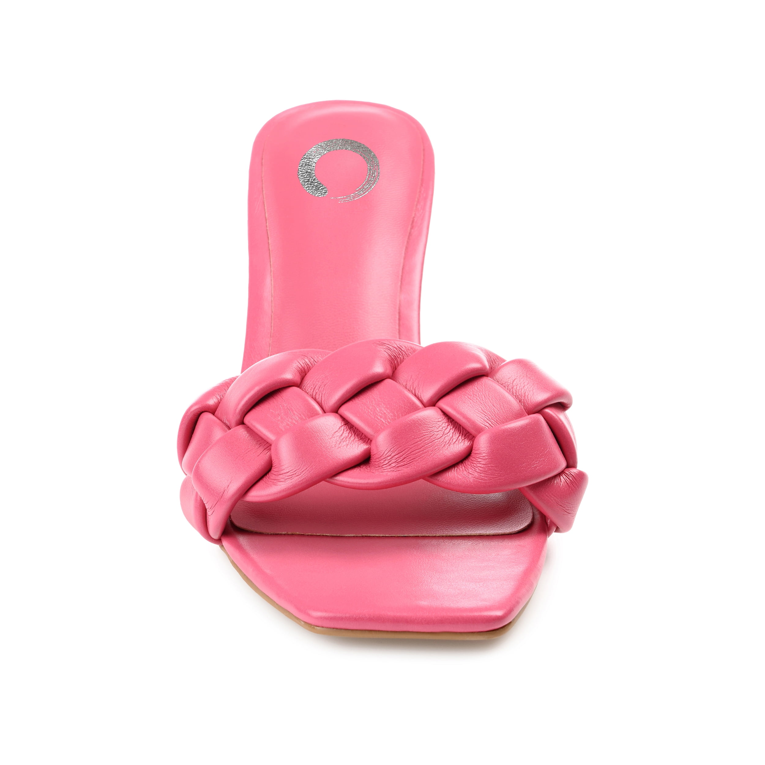 Journee Womens Hattie Open Toe Mid Stiletto Sandals