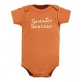 thumbnail image 5 of Hudson Baby Infant Girl Cotton Bodysuits, Happy Fall, 18-24 Months, 5 of 9