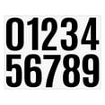 thumbnail image 2 of 4 Inch Black Number Stickers 0-9, Self Adhesive Vinyl Decals, Waterproof Durable Labels for Address Sign, Garage Door, Fence, Outdoor Labeling Numbers（Black,B）, 2 of 4