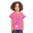 thumbnail image 2 of Paw Patrol Toddler Girls Ruffle Graphic Tee with Short Sleeves, Sizes 12M-5T, 2 of 8