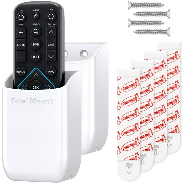 Soporte remoto TotalMount sin agujeros, paquete de 2 unidades, blanco