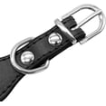 thumbnail image 4 of Collar para perro con pedrería - Piel sintética - Talla ajustable - Tallas S, M, L - Negro, 4 of 5