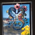 thumbnail image 2 of Romantic Seahorse Couple ACRYLIC Suncatcher – Ocean Heart-Shaped Hanging Art with Flowers, Beach Lover Gift, Summer Window Decor 4319507306 1930, 2 of 4