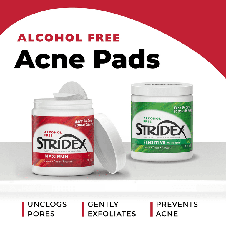 Stridex Medicated Acne Pads, Maximum Treatment, Moderate Acne Stridex Medicated Acne Pads, Maximum Treatment, Moderate Acne