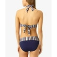 thumbnail image 2 of Anne Cole Womens Navy Friendship Bracelet Foldover Bikini Bottom XS, 2 of 4