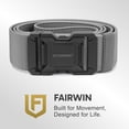 thumbnail image 2 of FAIRWIN Men's Belt, Elastic Stretch Nylon Work Belt for Men, 2 of 9