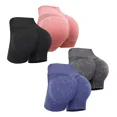 thumbnail image 1 of 4pz Shorts Licra Deportivo Mujer Sexy Short Yoga Gym Correr, 1 of 8