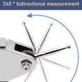 thumbnail image 3 of Lever Dial Indicator 0-0.8mm Shockproof Waterproof Aluminum Shell Indicator Meter Dial Ruler Tool As Shown, 3 of 7