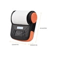 thumbnail image 2 of TFixolPortable 80mm Receipt Printer Wireless BT Thermal Receipt Printer Mobile Bill Printer Compatible with Android/iOS/Windows System ESC/POS Print Command for Small Business Restaurant Retail Store, 2 of 7