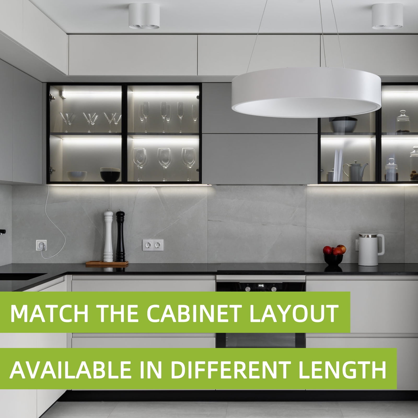 Pinegreen Lighting CL-HCUL02-36CCT 36 in. Contractor Under Cabinet Light - 5 CCT Selectable