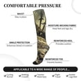 thumbnail image 3 of Lsque Epic Dragon Skull Scene Pattern Sport Compression Socks for Men & Women 15-20 mmHg Knee High Nurse Pregnant Running Medical and Travel Athletic, 3 of 6