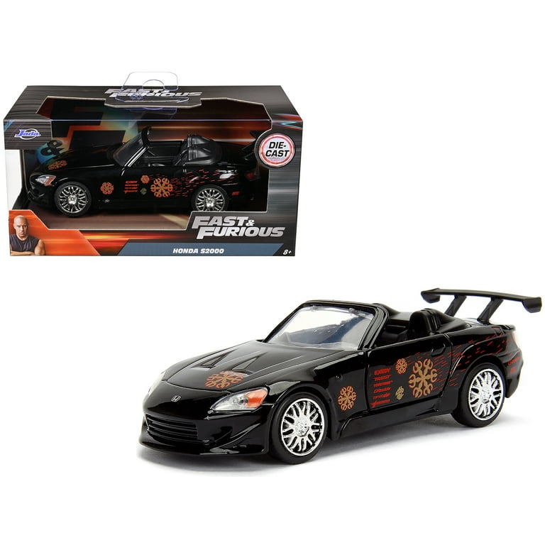 Honda S2000 Convertible Black with Graphics 