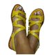 thumbnail image 4 of Sandalias planas de gran tamaño para mujer, cómodas, transpirables, informales, para playa, verano, 4 of 4