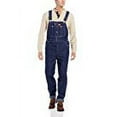 thumbnail image 3 of Dickies Men's Stonewashed Indigo Bib Overalls, Durable Denim Workwear with Adjustable Straps, Utility Pockets, Triple-Stitched Seams, 3 of 6