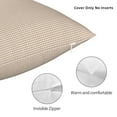 thumbnail image 3 of Honeii Brown Gingham Print Throw Pillow, Square Decorative Pillow Forms Soft Fluffy Plump Pillow Decorative Pillow Inserts,Couch Pillows-26"x26", 3 of 7