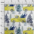 thumbnail image 2 of oneOone Viscose Jersey Lime Green Fabric Merry Christmas Diy Clothing Quilting Fabric Print Fabric By Yard 60 Inch Wide, 2 of 7