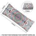 thumbnail image 4 of Ethnic Mandala Art Heart Surgery Recovery Pillow - Soft Seatbelt Cushion for Post Mastectomy - Car Seat Belt Pad with Folk Style Pattern, 4 of 7