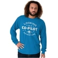 thumbnail image 5 of Alien Believer UFO Hunter Copilot Long Sleeve TShirt Men Women Brisco Brands 2X, 5 of 6
