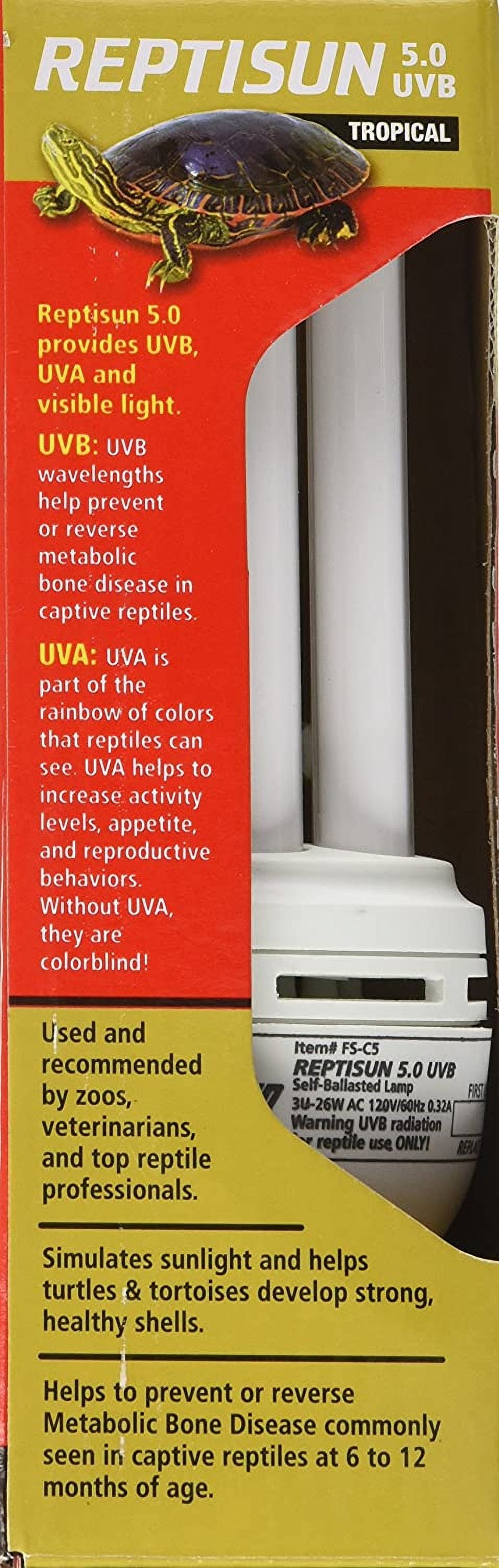 Zoo Med Laboratories Reptisun® 5.0 UVB Compact Fluorescent