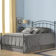 thumbnail image 2 of Fashion Bed Group Sanford Full Sized Decorative Metal Bed in Matte Black, 2 of 9