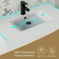 thumbnail image 5 of 36" Single Bathroom Vanity with Integrated Sink Top, Water Saving Faucet, 5 of 10