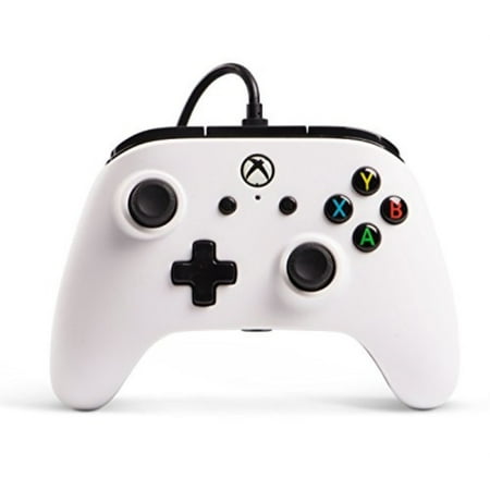 powera enhanced wired controller for xbox one - white