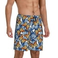 thumbnail image 2 of Fotbe Colorful Butterfly1 Pantalones Cortos de Pijama para Hombre, Ropa de Dormir, Pantalones de Pijama Cortos para Hombre-Medium, 2 of 6
