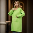 thumbnail image 3 of Unisex Kitchen Apron with Long Sleeves - Waterproof, Big Pockets, Adjustable Strap, Cooking/Baking/BBQ Apron, 3 of 5