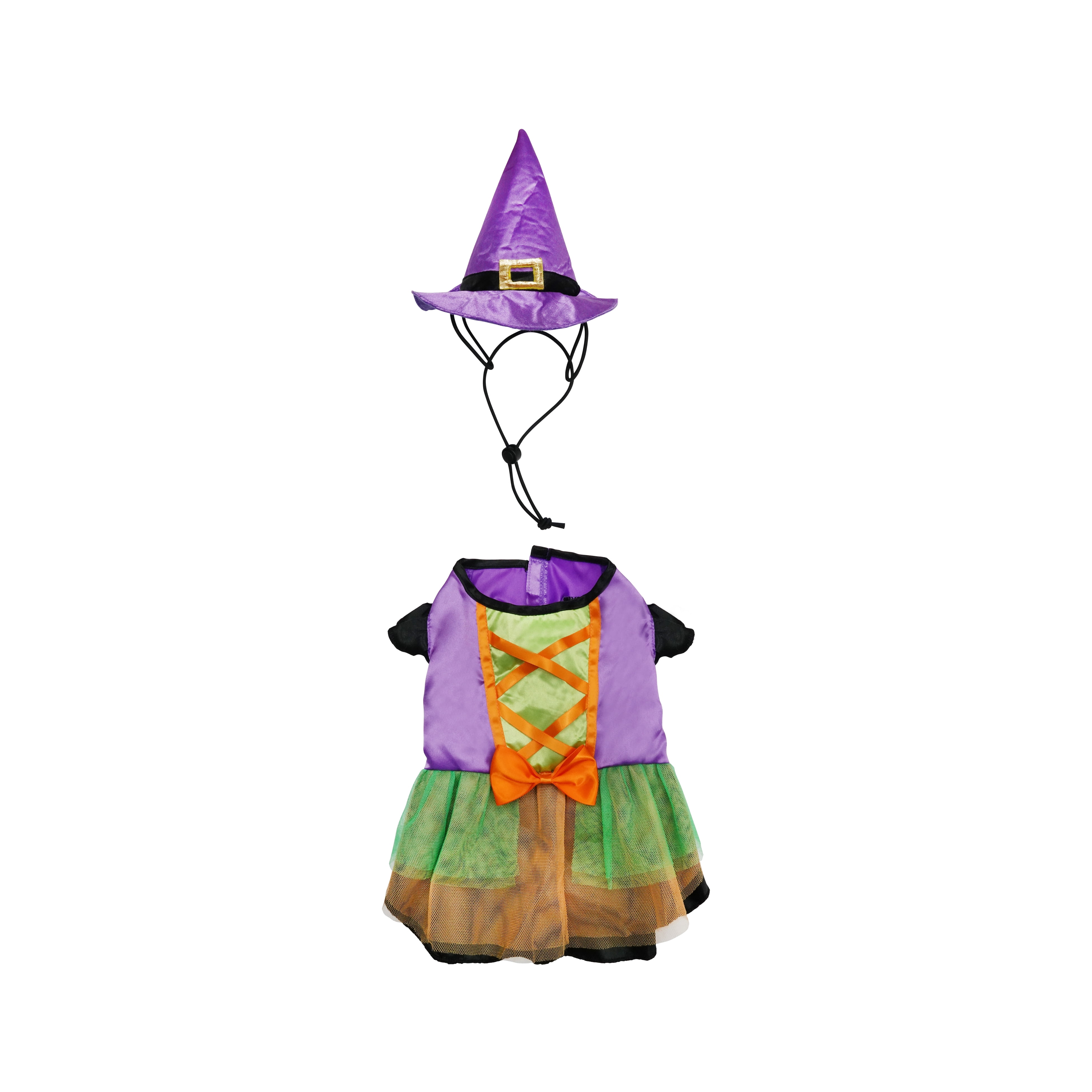Best Furry Friends Dress for Dogs or Cats, Witch, X-Small