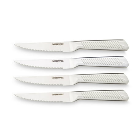 Farberware Professional 4-piece Forged Textured Stainless Steel Steak Knife Set
