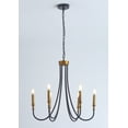 thumbnail image 4 of Aiwen 6 Lights Candle Like Chandelier Pendant Light Modern Home Hanging Lamp Fixture, 4 of 7