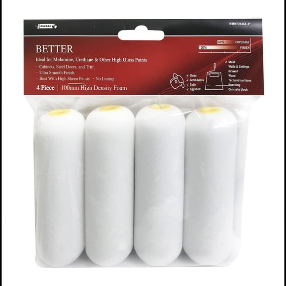 Pintar Manufacturing Corp. Mini rouleaux à mousse Better (4 piéces)