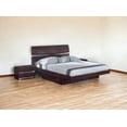 thumbnail image 4 of 80'' X 79''  X 42.5'' Modern Eastern King Wenge High Gloss Bed, 4 of 4