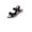 Black, variant on Women's Adjustable Strap Orthopedic Sandals, Open Toe Non-Slip Platform Sandals, Cushioned Arch Support Beach Walking Summer Sandals Brown