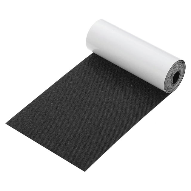 Uxcell 70x4.4 inch Linen Repair Tape, Repair Fabric Patch, Black
