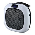 thumbnail image 1 of Open Box Good Housekeeping Wall-Mount Mini Space Heater w/Thermostat,750W,White, 1 of 12