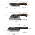 thumbnail image 4 of 12pcs Butcher Knife Set Hand Forged chef knife Boning Knife With Sheath High Carbon Steel Carving Knife Fish Knife For Kitchen, Camping, BBQ Chef Knife, 4 of 6