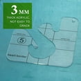 thumbnail image 5 of Plantilla de Acolchado de Movimiento Libre de 4 Piezas con Pie de Regla de Vástago Bajo, Plantilla de Regla de Punteado para Acolchar a Máquina Plantilla de Acrílico Transparente de 3,0 mm de Espesor para Acolchar en Máquina Doméstica oso de fresa Electrónica, 5 of 5