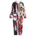 thumbnail image 3 of Hazbin Hotel One Piece Pajama Hooded Union Suit PJs Sleepwear, 3 of 7