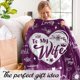 thumbnail image 5 of LHSHID Gifts for Wife from Husband to My Wife Blanket Wife Gifts from Husband Boyfriend Birthday Gifts for Wife for Wife from Husband Wife Blanket from Husband 30"x40", 5 of 8