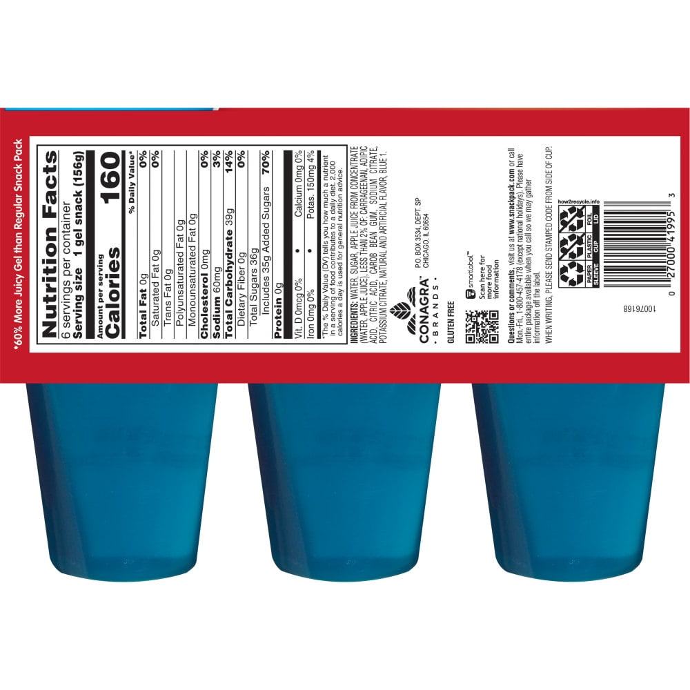 Snack Pack Orange Jello Nutrition Facts Nutrition Ftempo Snack Pack Orange Jello Nutrition Facts Nutrition Ftempo