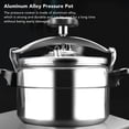 thumbnail image 3 of Household Kitchen Pressure Cooker, Thickened Aluminum Alloy Base Explsion Proof Pressure Pot With Twist Open Lid And Single Handle For Cooking Heating, 3 of 8
