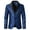 Blue, variant on TOWED22 Blazer For Men,Men Velvet Suit Jackets Two Button Slim Fit Blazers Retro Tuxedo Jackets for Dinner Party Wedding Prom Black,M