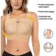thumbnail image 3 of Sujetador con botón frontal para mujer, ropa interior fija y presurizada para recibir pechos después de la cirugía mamaria, sujetador ajustable, 3 of 4