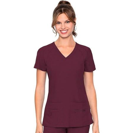 

MED COUTURE Women V-Neck Racerback Top Color: Wine Size: M (8416-WINE-M)