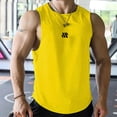 thumbnail image 2 of Chaleco deportivo sin mangas para hombre - Camiseta de fitness de malla transpirable - Poliéster - Entrenamiento de baloncesto - Todas las estaciones - M-XXXXL, 2 of 4