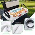 thumbnail image 5 of Golf Cart Seat Covers for 2 Seater,Hello Summer Microfiber Cart Seat Towel Blanket,Watercolor Watermelon Tropical Fruit Absorbent Breathable Non Slip Bench Seats Protector for Golf Course 51"x31", 5 of 9