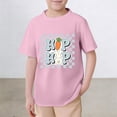 thumbnail image 2 of ibiyuan Boy Shirts Crewneck Short Sleeve Shirt for Toddler Cute Print Basic Tee Soft Vacation Summer Tee Top, 2 of 4