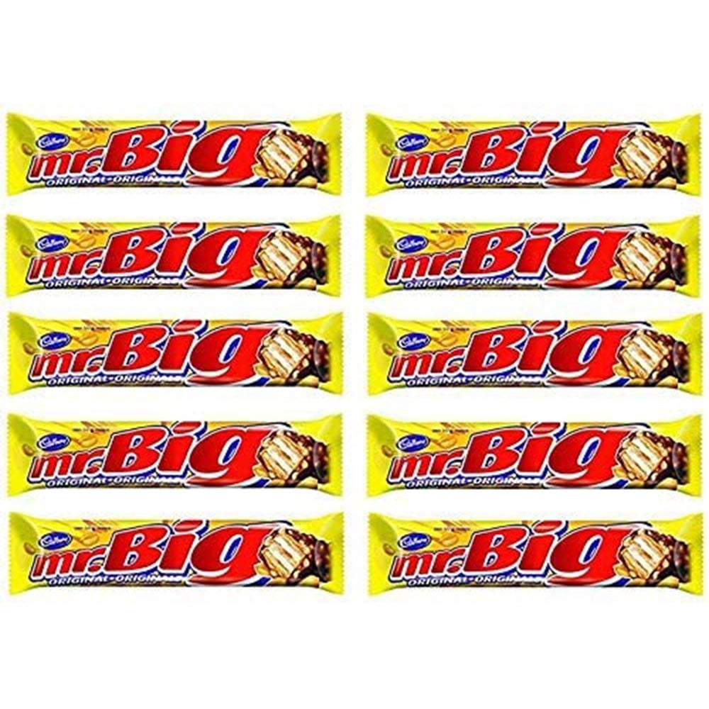 Cadbury Mr Big Chocolate Bars 60 Grams 2 1 Ounces 10 Pack cadbury-mr-big-chocolate-bars-60-grams-2-1-ounces-10-pack